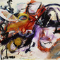 In Gear - Original Abstract Painting by Abstract Artist Rhodes