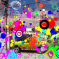 Souped up car in Bogota