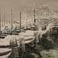 Gondoles sur la Riva degli Schiavoni - Venise Paul Dmoch
