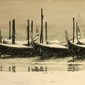 La beauté gelée - Gondoles devant la Riva degli Schiavoni - Venise Paul Dmoch