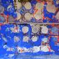 'enclosed in blues'