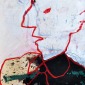 Tête au trait rouge  