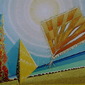 L' Isola non Trovata VII M 94 cm 110x84 Maurizio Sacchini