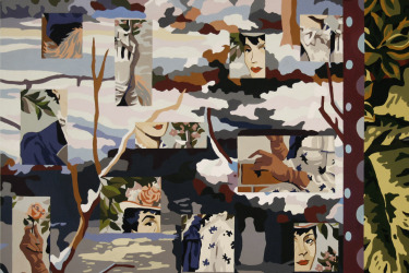 Collection Vintage Paint by Numbers Reconstructed; created by Jenn Jarnot