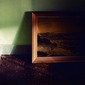 Green Plaster Room with Painting Angela Cappetta