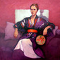 Female in Kimono with Fan