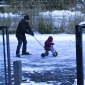Ice skating