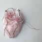 Brooch-pink heart