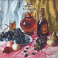 Wine and apples