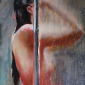 the shower