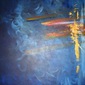 Abstract in blue