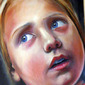 Girl looking up