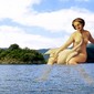 Bather with Swan