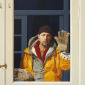 S.P Behind a Glass Door
