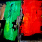Green and red composition