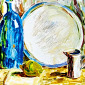 Dish with lemon