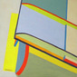 Hatch with yellow and green shadows