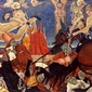 The Cloisters/Venus and Pope's Bullfight, 2006 - 07, Oil on canvas, gold leaf frame, 101 x 300-1/2 in. Private Colletion, Europe 
