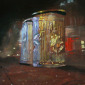 Golden Trash Cans